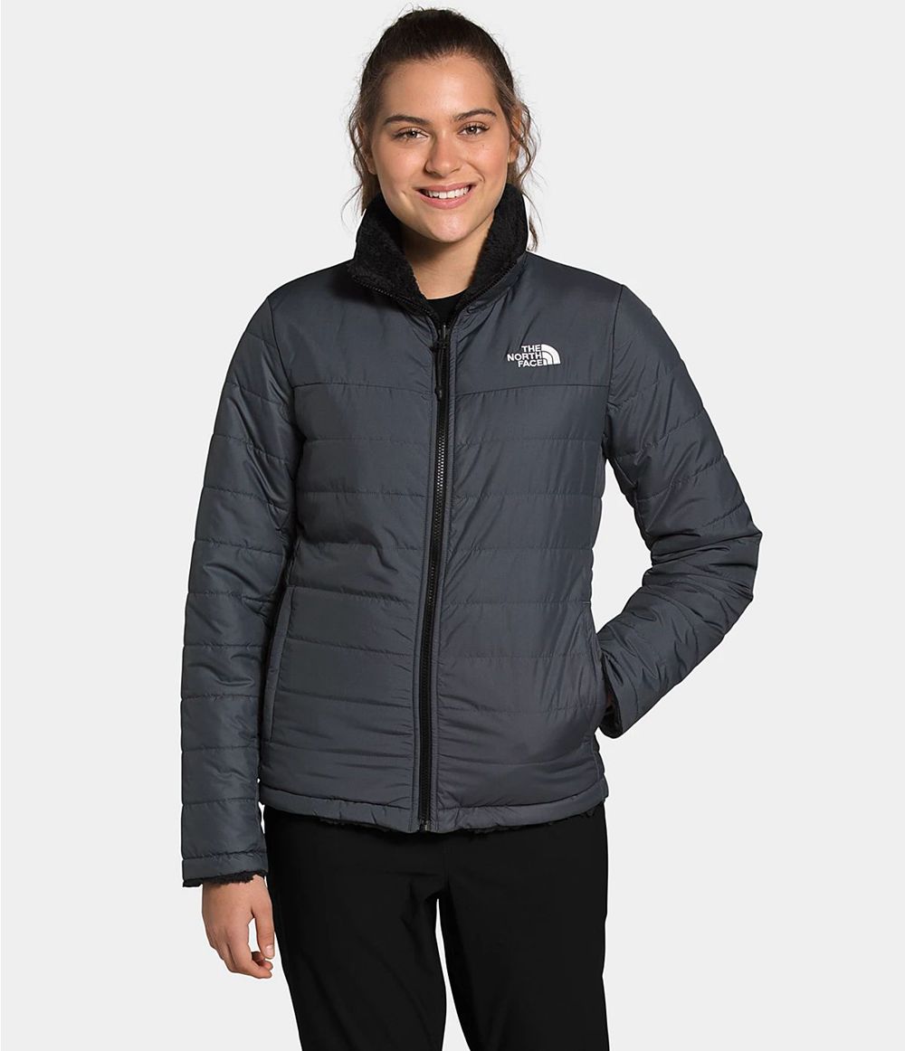 The North Face Mossbud Reversible Isolierte Jacken Damen - Grau CH-860HVTA